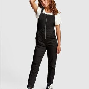 RVCA Black Zip-Up Garment